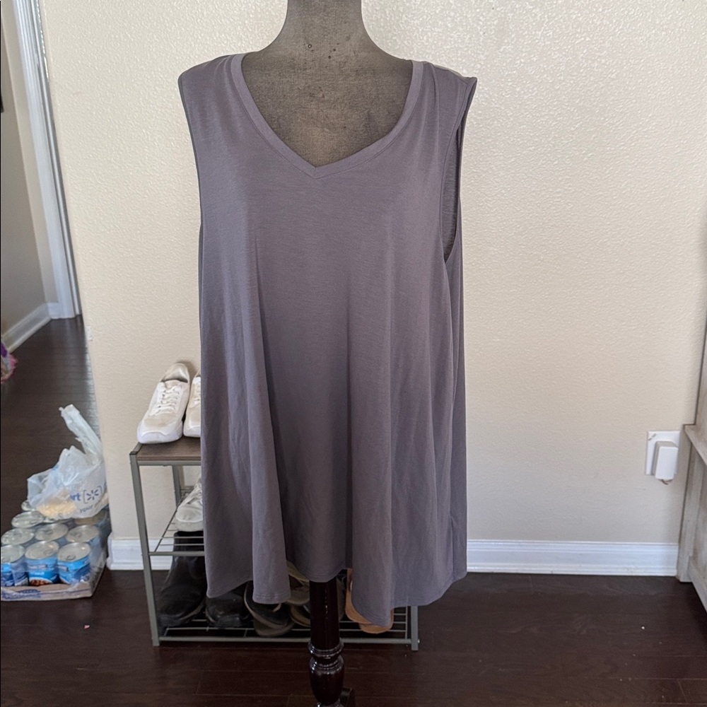 Lularoe Kristina Sleeveless Teal Top